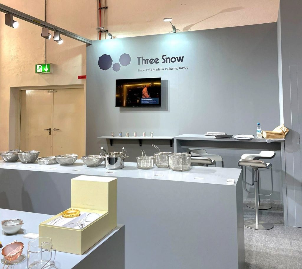 three snow